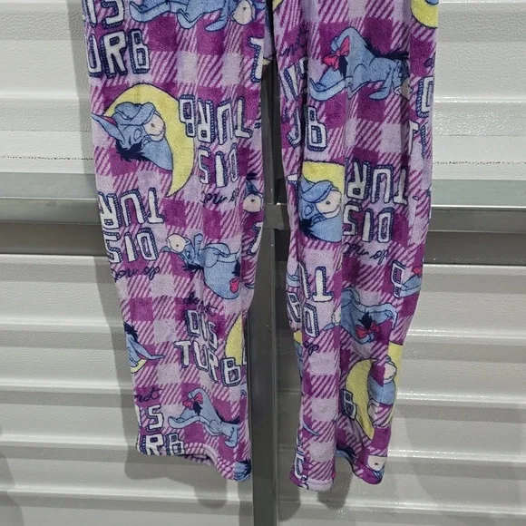 Eeyore Do Not Disturb Fleece Pajama‎ Pants Size XLARGE 16-18 - Picture 3 of 11